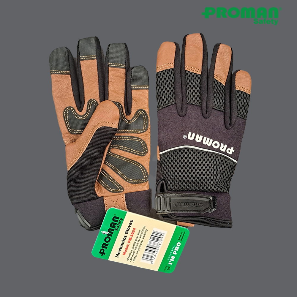 프로맨 메카닉 가죽장갑(Leather Gloves), PM-1024