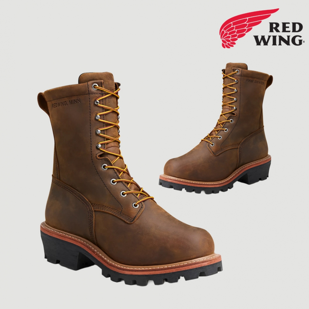 레드윙 9인치 방수.방한 로거맥스 워크 부츠 2219 스틸토우 작업화 안전화