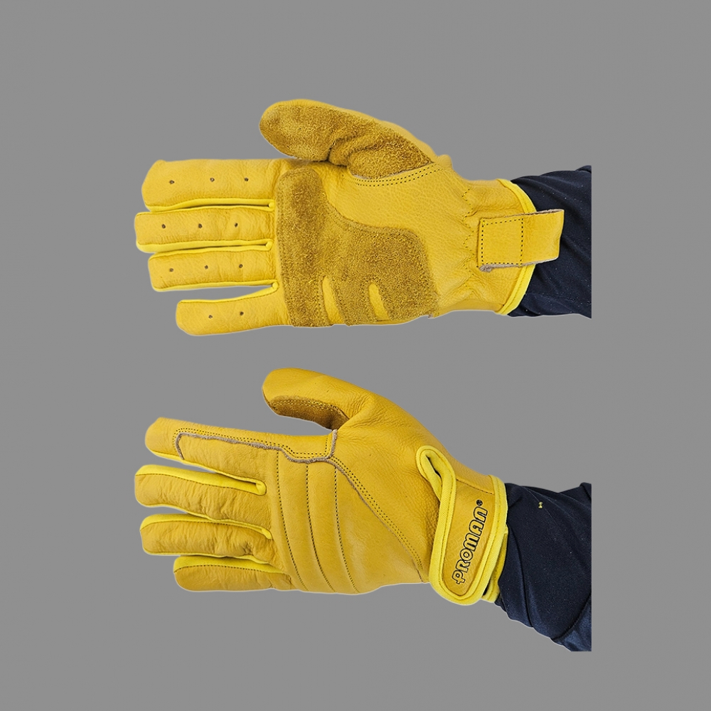 프로맨 메카닉 가죽 장갑 PM-7009,소가죽 안전용 산업용 작업용 등산 캠핑 바이크