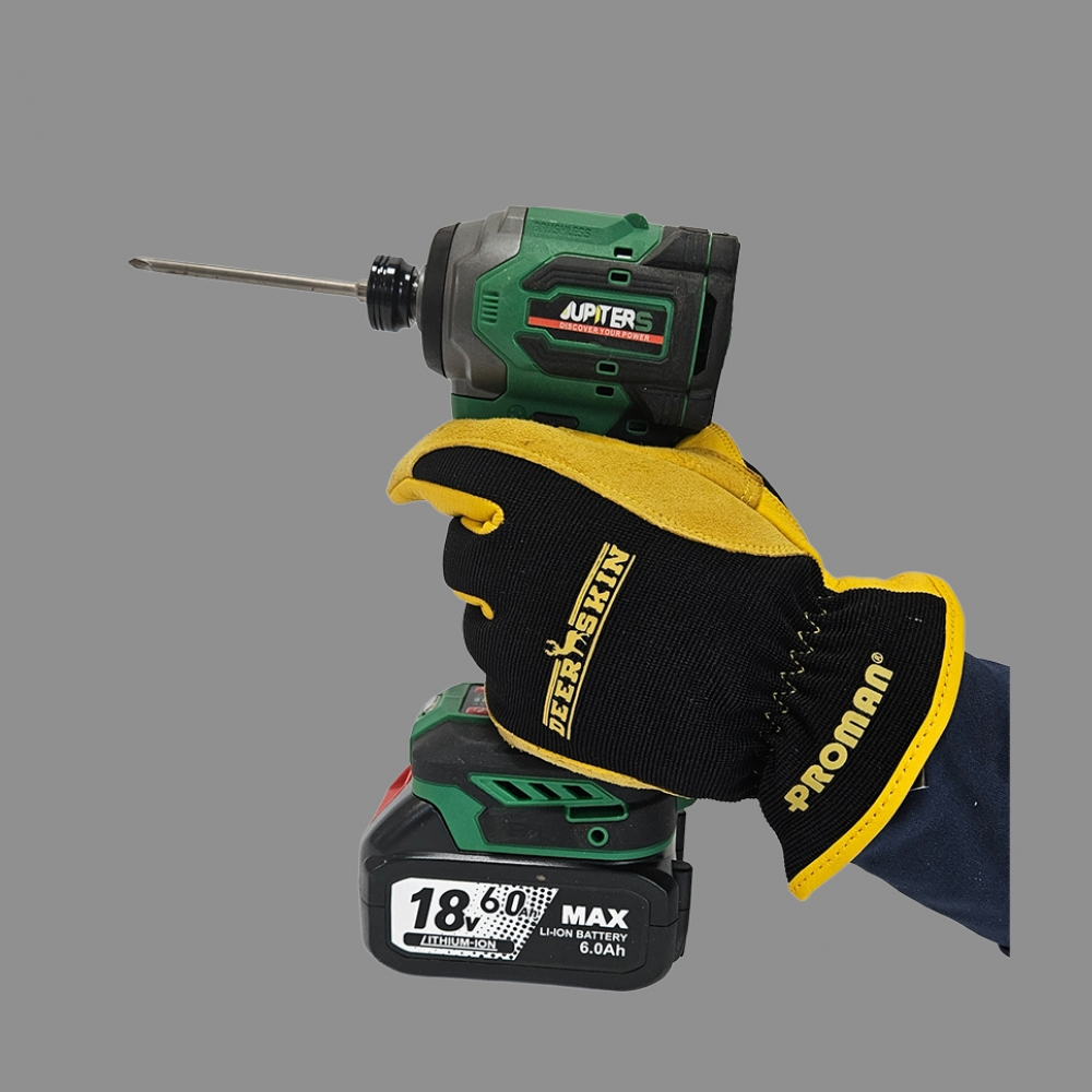 프로맨 방한,방수 사슴가죽장갑 PM-8065 산업용 작업용 등산 캠핑 바이크